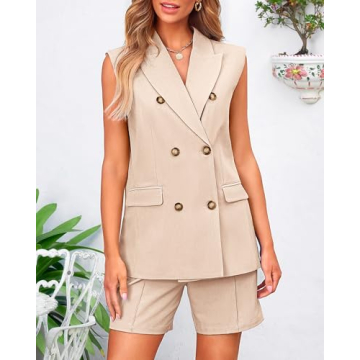 Buy BTFBM Women's Sleeveless Vest Shorts Sets - Chic Style