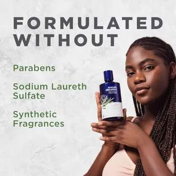 Avalon Organics Biotin Shampoo - Therapy B-Complex Thickening Shampoo for an Energized Scalp & Fuller, Thicker-Looking Hair, 14 Fl Oz