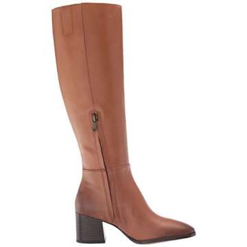 Sam Edelman Women's Kerby Knee High Boot New Whiskey 8 Medium