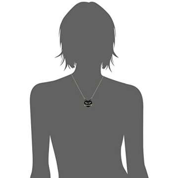 Betsey Johnson Pave Cat Pendant Necklace, 16" + 3" Extender