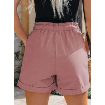 Stylish JOCAFIYE Women's Summer Casual Beach Shorts