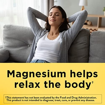 Nature Made Magnesium Oxide 250 mg Tablets for Relaxation Support