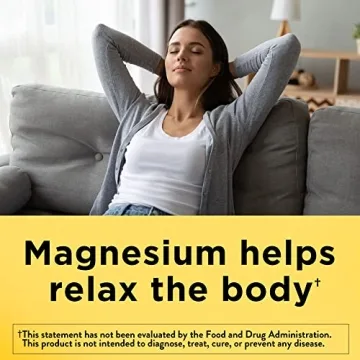 Nature Made Magnesium Oxide 250 mg Tablets for Relaxation Support
