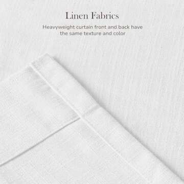 Stylish TWOPAGES Triple Pleat Curtains in Snow White