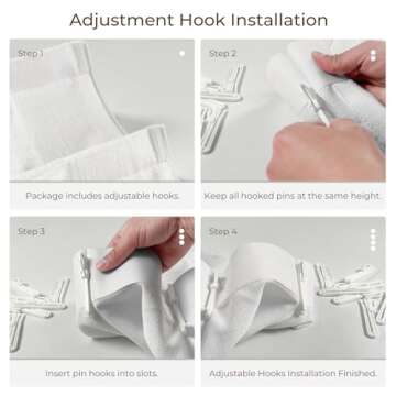 Stylish TWOPAGES Triple Pleat Curtains in Snow White