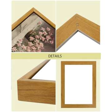 KISSFOX Vintage Floral Canvas Wall Art for Elegant Decor