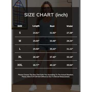 ATHMILE Women's Slim Fit Sleeveless Casual Tank Top