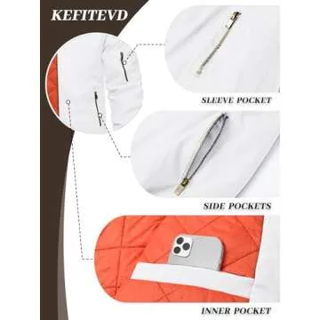 KEFITEVD Men's Winter Fleece Jacket - Warm & Stylish Bomber Coat