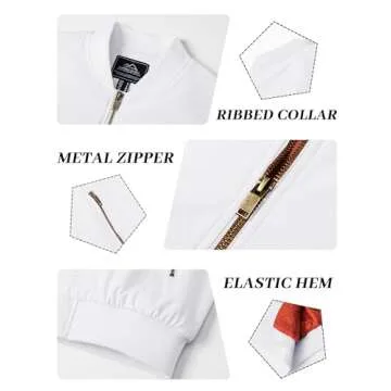 KEFITEVD Men's Winter Fleece Jacket - Warm & Stylish Bomber Coat