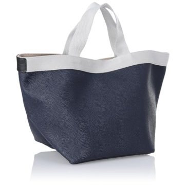 HERVE CHAPELIER Navy Argent Casual Bag Compact Functional