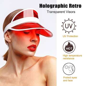 Ultrafun Candy Color Sun Visors - UV Protection Hats