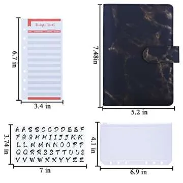 Antner Budget Binder: Stylish A6 Organizer for Your Finances