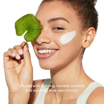 JOAH Heal Me CICA Primer, Blurring & Cooling Aloe Vera Face Primer, Centella Asiatica to Reduce Redness, Help Calm Irritated Skin, Cruelty Free, 1.01 fl oz