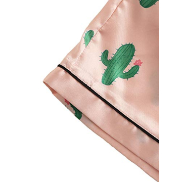 SweatyRocks Satin Pajama Set – Cozy and Stylish Sleepwear