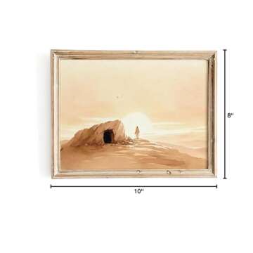 ESSEN Life | The Empty Tomb | Christian Easter Decorations, Easter Decorations Religious, Resurrection Decorations, Resurrection of Jesus Christ, Jesus Poster Decor, Christian Wall Art, Christian Home