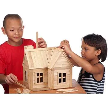 Natural Wood Craft Sticks - Durable, Versatile, Fun!