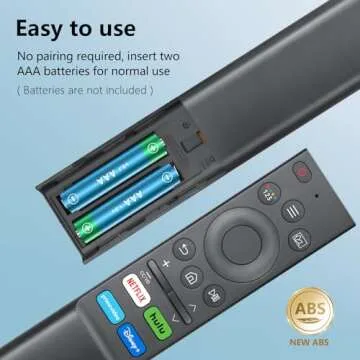 (Pack of 2) Universal Replacement for Samsung-Smart-TV Remote Control - Compatible with Samsung-Frame TV Crystal QLED OLED UHD Curved Neo 4/8K Smart TVs