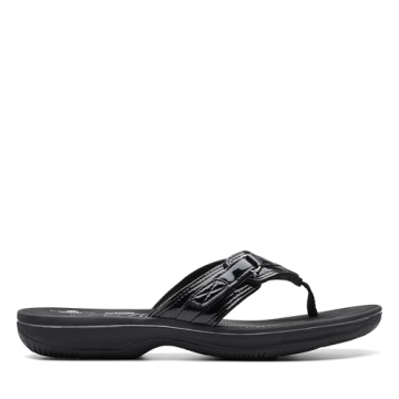 Clarks Breeze Sea Flip-Flop for Women in Black