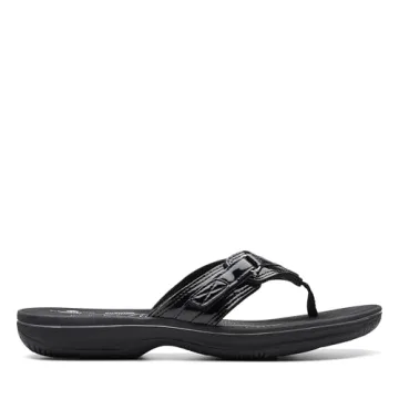 Clarks Breeze Sea Flip-Flop for Women in Black