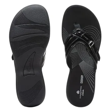 Clarks Breeze Sea Flip-Flop for Women in Black