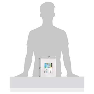 PHOENIX Watercolor Canvas Panels 8x10 Inch, 6 Pack - 8 Oz Triple Primed 100% Cotton Acid Free Canvases for Painting, Blank Flat Canvas Boards for Watercolor, Acrylic, Gouache & Tempera Painting