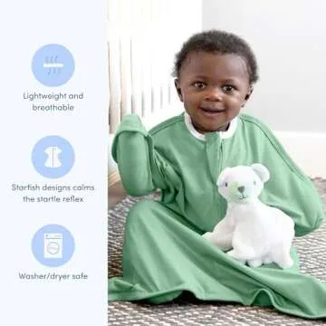 Sleep Easy with Zipadee-Zip Transitional Baby Swaddle