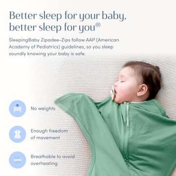 Sleep Easy with Zipadee-Zip Transitional Baby Swaddle