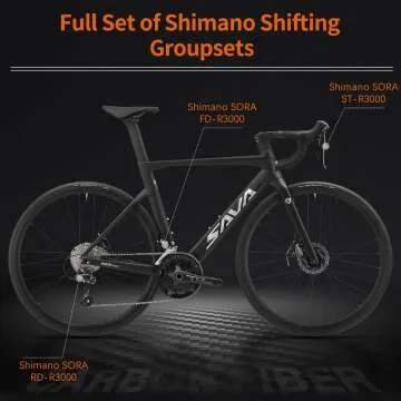 SAVADECK Carbon Disc Road Bike for Speed & Comfort