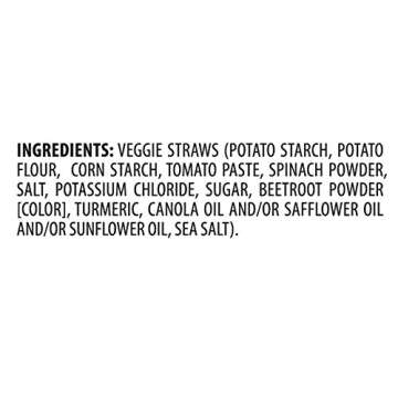 Sensible Portions Garden Veggie Straws, Sea Salt, Snack Size, 1 Oz (Pack of 8)