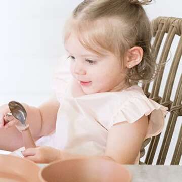 Tiny Twinkle Mess Proof Baby Bib - Eco-Friendly, Waterproof Design, Perfect for Travel & Everyday Us...