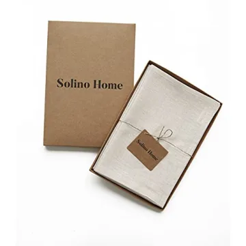 Solino Home Pure Linen Napkins Set of 4 Elegant Durable