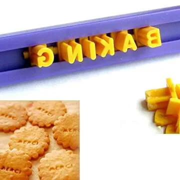 Cookie Stamps, Numbers Alphabet Stamps for Cookie Chocolate, 72pcs, 100% BPA Free