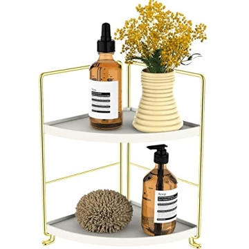Sekepingo 2-Tier Makeup Counter Organizer for Bathroom