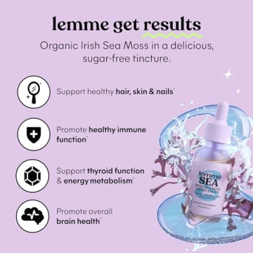 Lemme Irish Sea Moss Organic Drops for Health & Beauty