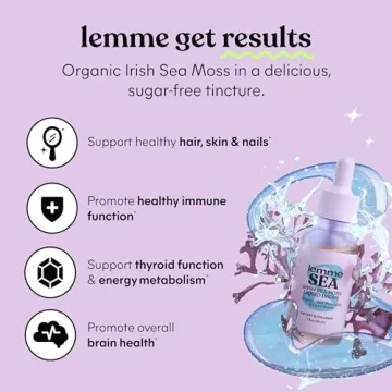 Lemme Irish Sea Moss Organic Drops for Health & Beauty