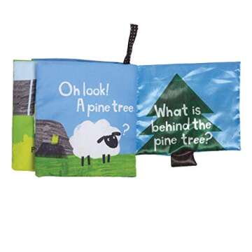 Mountain-Themed Baby Activity Book with Rattle