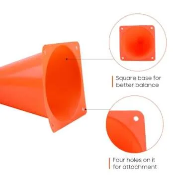 MDTMR 9-Inch Soccer Training Cones for All Activities and Events