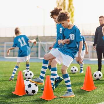 MDTMR 9-Inch Soccer Training Cones for All Activities and Events