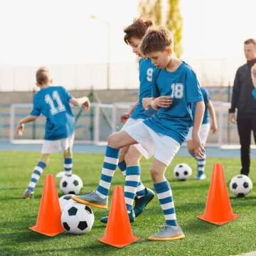 MDTMR 9-Inch Soccer Training Cones for All Activities and Events