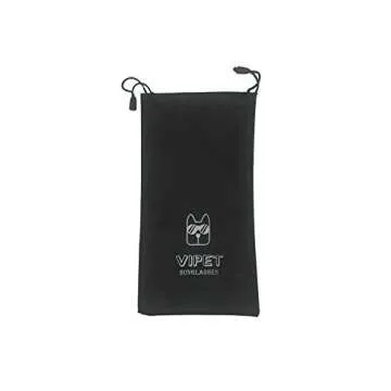 VIPET Sunglasses/Goggles with UV Protection for Big Dogs with A Glasses Bag (RED)