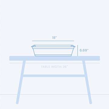 Bloem Dura Cotta Window Box Planter: 18" - Terra Cotta- with Tray, Weatherproof Resin Box, Removable Tray for Indoor & Outdoor Use, Gardening, 2 Gallon Capacity