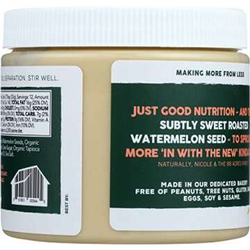 88 ACRES Organic Roasted Watermelon Seed Butter, 14 OZ