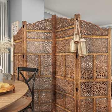 Deco 79 Gold Metal Tibetan Inspired Decorative Cow Bells