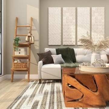 Deco 79 Gold Metal Tibetan Inspired Decorative Cow Bells