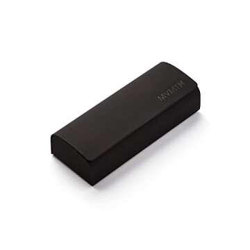 MVMT Reveler | Non-Polarized Rectangular Men's Sunglasses | Pure Black | 57 mm