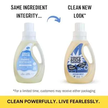 Molly’s Suds Fabric Softener Liquid for Sensitive Skin | Vinegar-Powered, Infused with Essential O...