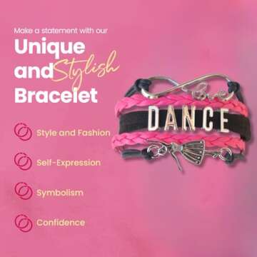 Infinity Collection Dance Bracelet For Dance Recitals