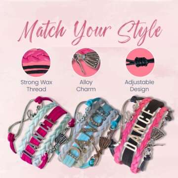 Infinity Collection Dance Bracelet For Dance Recitals