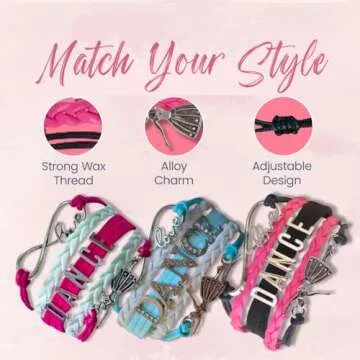Infinity Collection Dance Bracelet For Dance Recitals