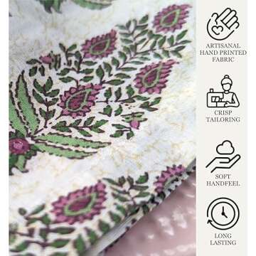 Craftbot Soft Cotton Dinner Napkins 18x18 inches - Washable Thin Cloth Napkins Set of 6 - Everyday U...